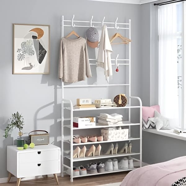 Hanging shoe organizer