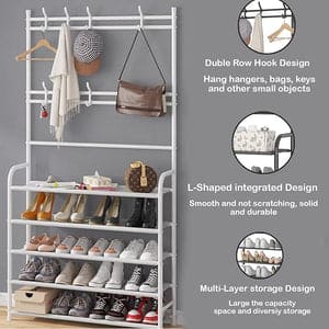 Hanging shoe organizer